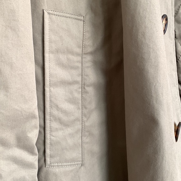 NWT Giorgio Armani Trench Coat with Quilted Liner - Picture 3 of 12